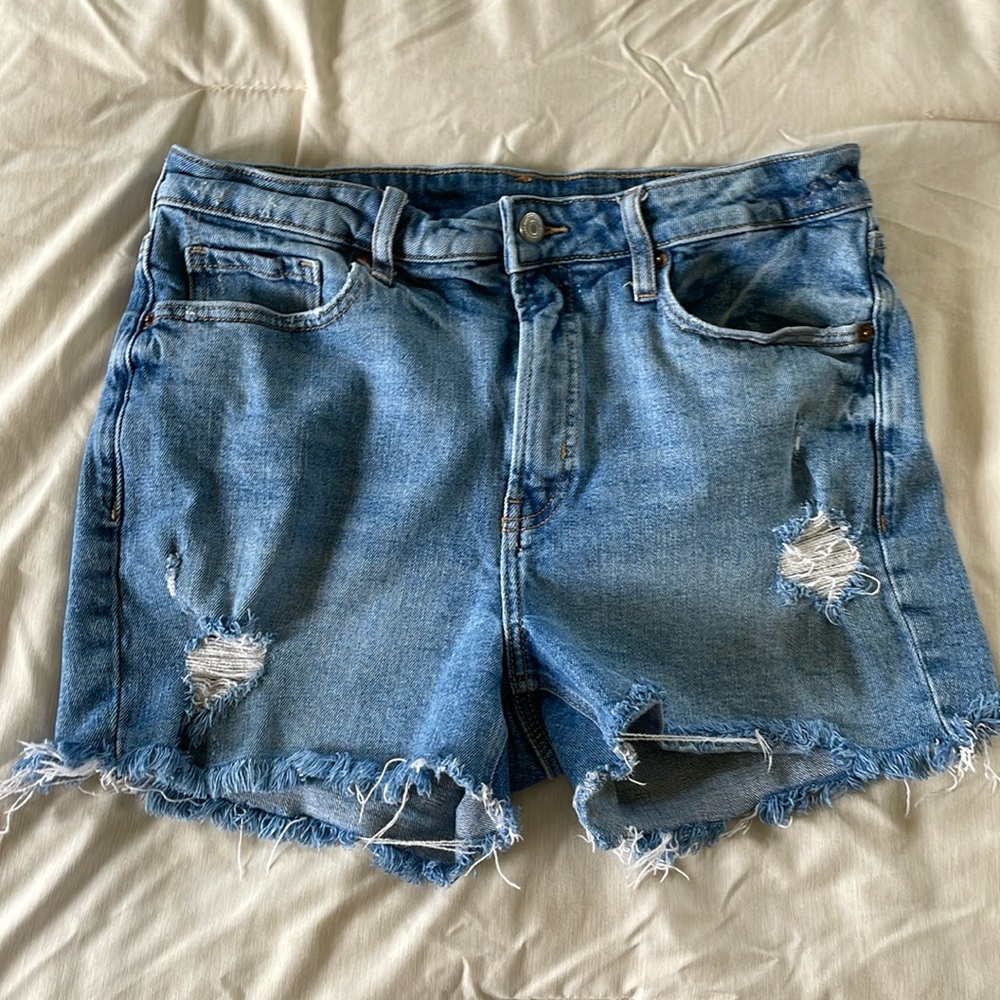 OG high rise jean shorts